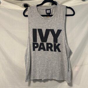 Ivy Park Grey Muscle Tee  Small